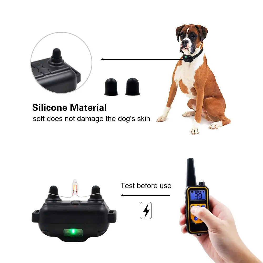 Electric Dog Training Collar – Remote & Waterproof