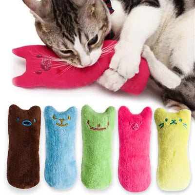 Interactive Catnip Plush Toy – Chew & Play