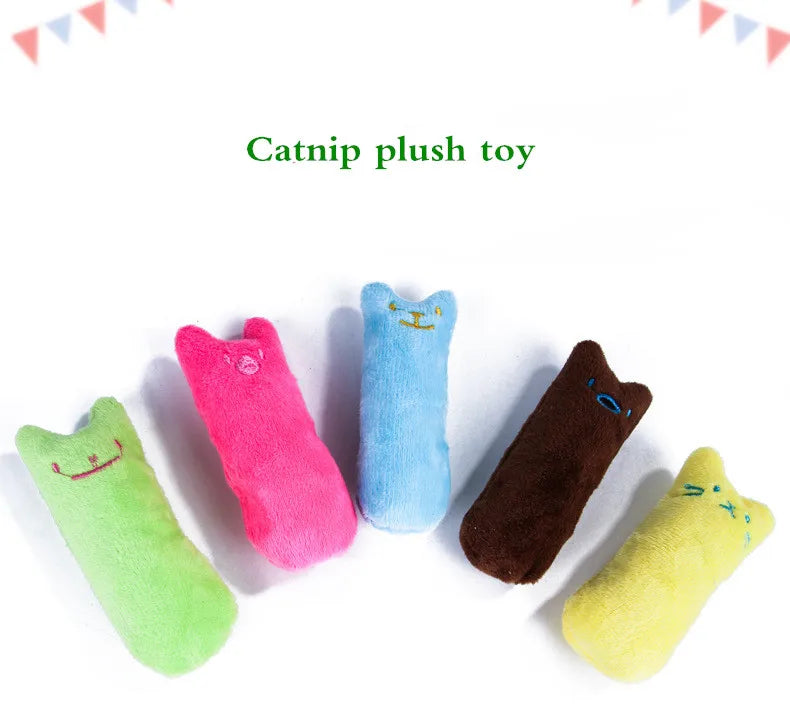 Interactive Catnip Plush Toy – Chew & Play