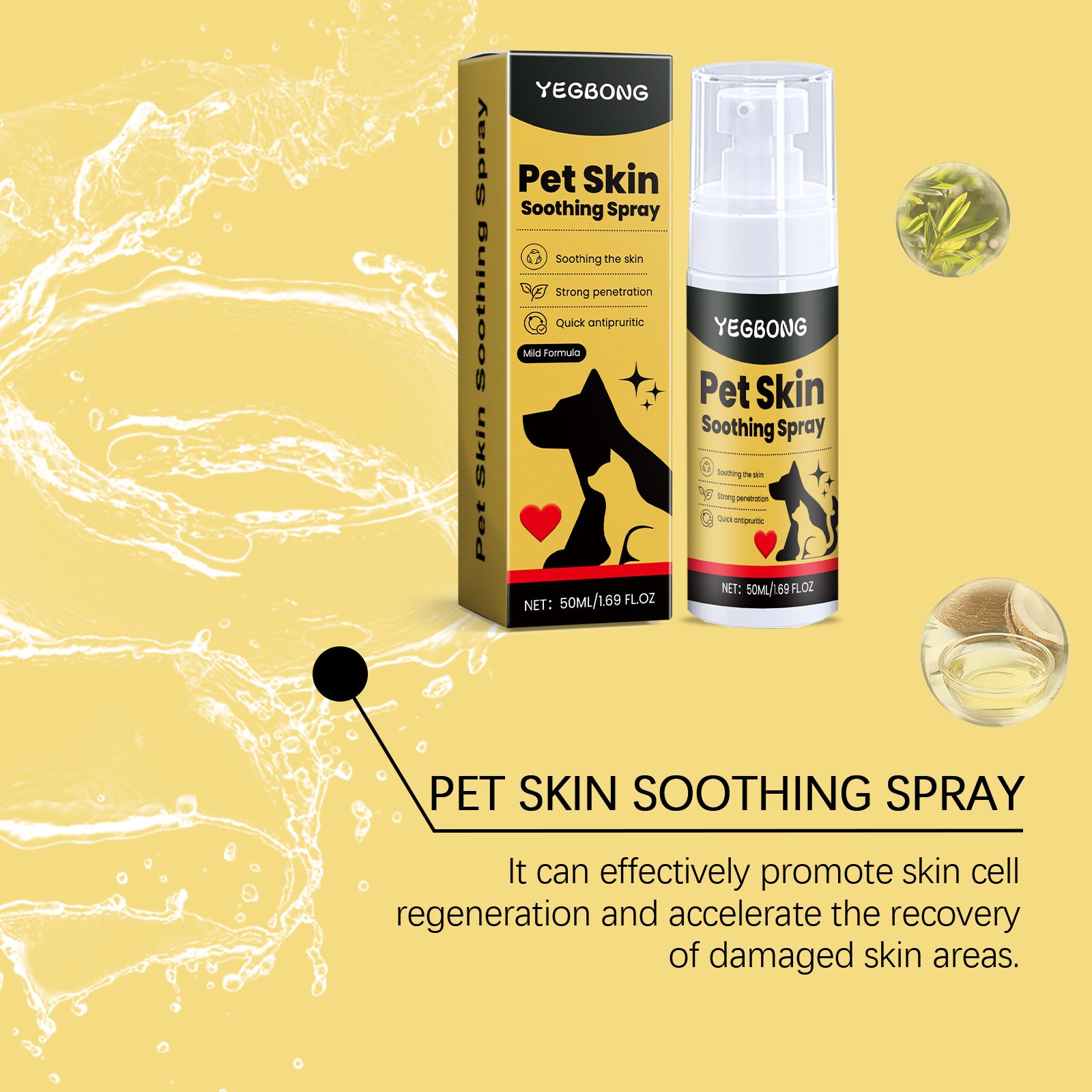 Pet Skin Care & Flea Relief Spray
