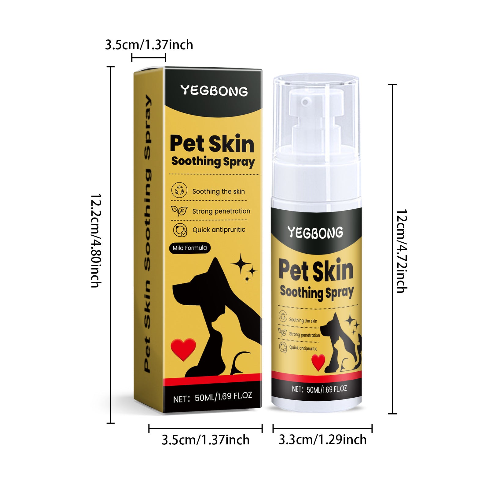Pet Skin Care & Flea Relief Spray