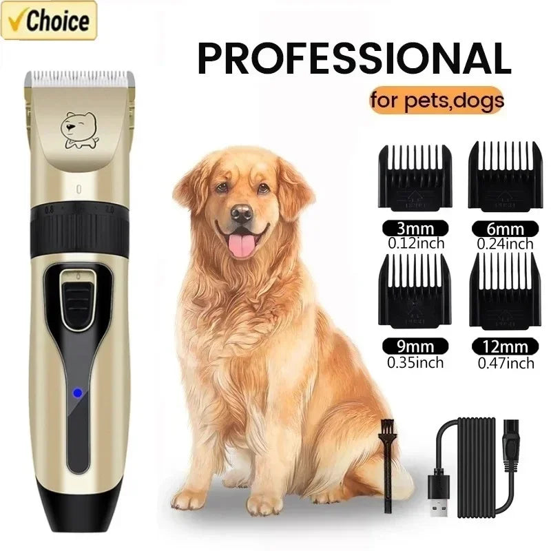 Professional Pet Hair Clipper – USB Rechargeable