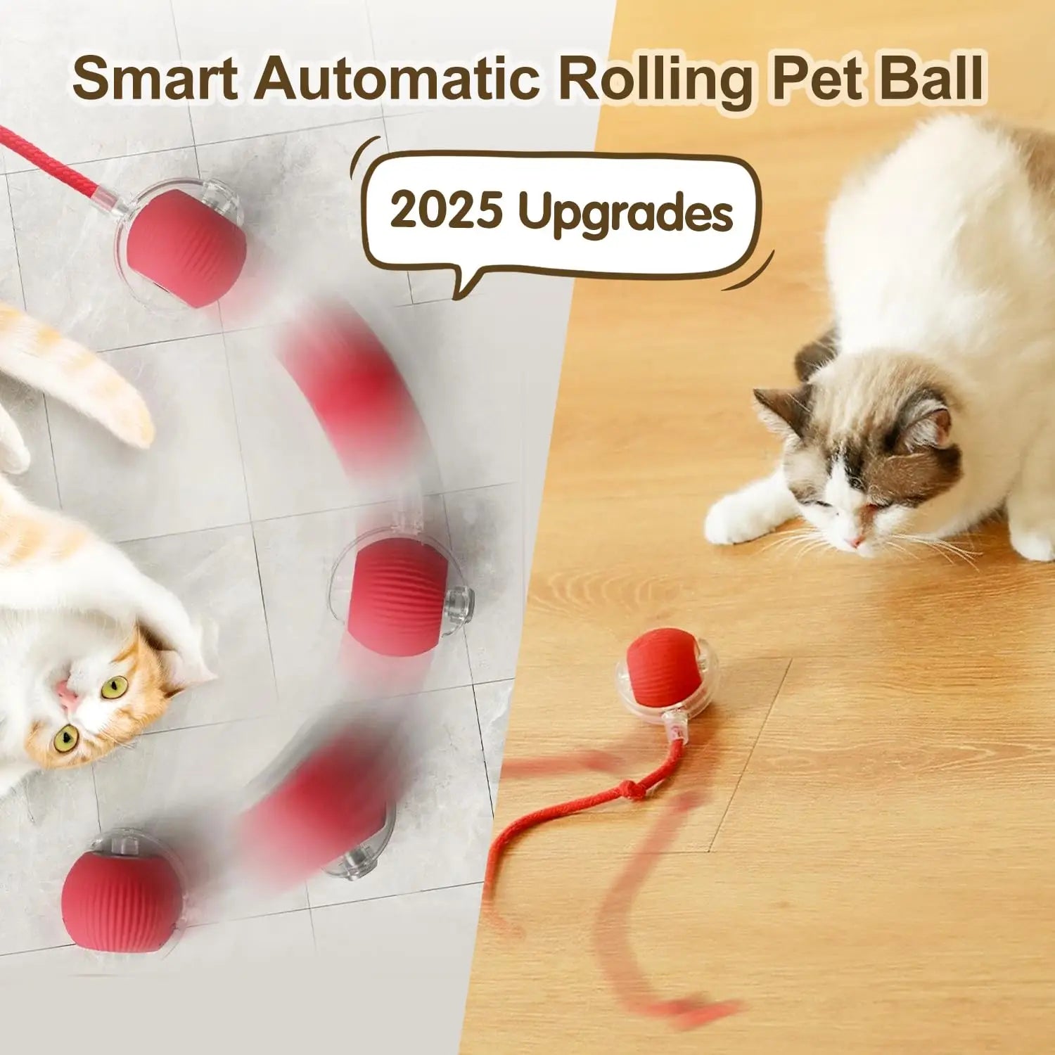 Rechargeable Smart Cat Interactive Ball Toy