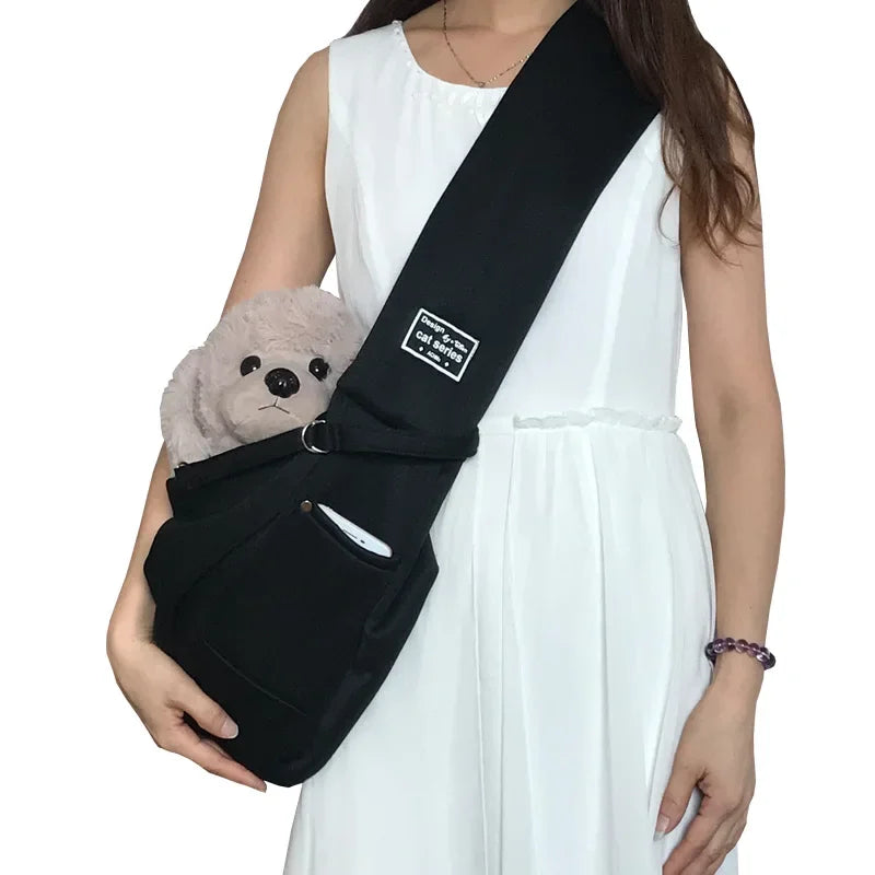 Pet Crossbody Shoulder Bag – Portable Sling Carrier