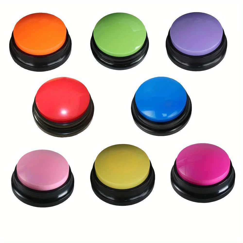 8PCS Pet Voice Recording Buttons – Dog Communication