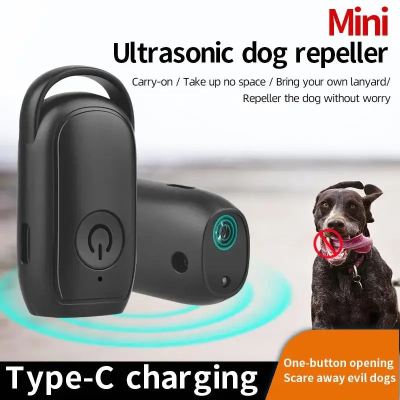 Mini Ultrasonic Dog Repeller with LED