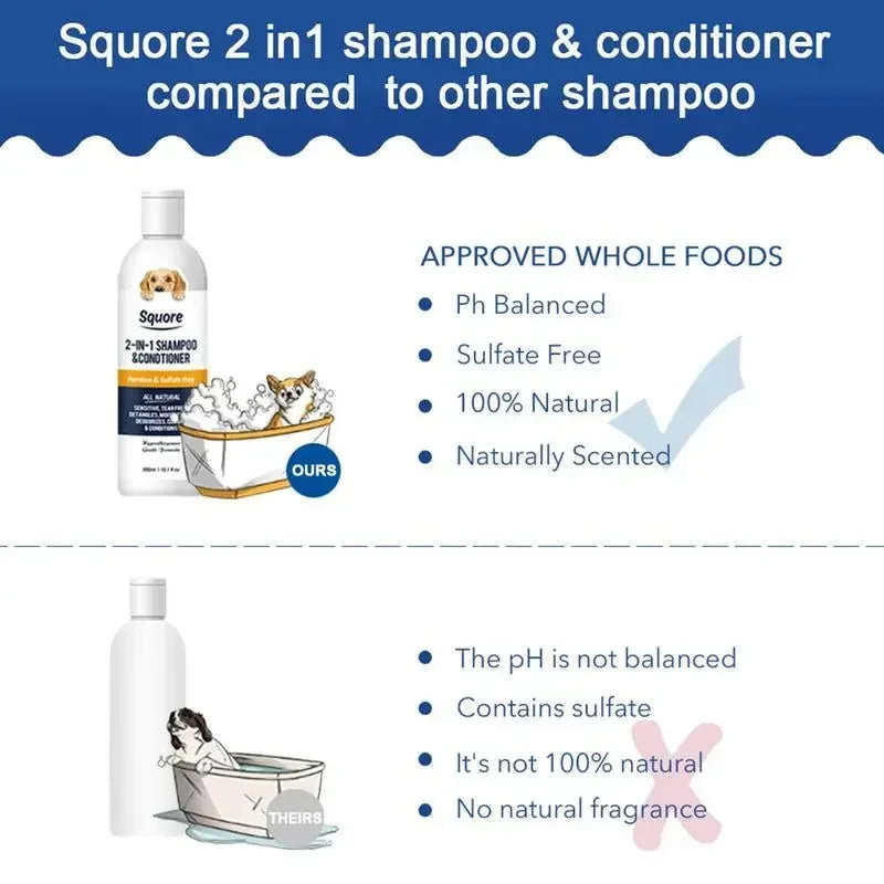 Puppy 2-in-1 Moisturizing Dog Shampoo