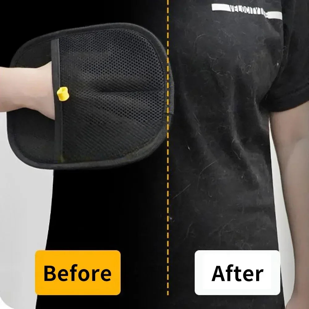Static Pet Hair Removal Gloves – Multi-Surface Grooming