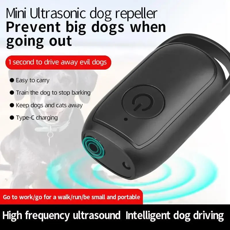 Mini Ultrasonic Dog Repeller with LED