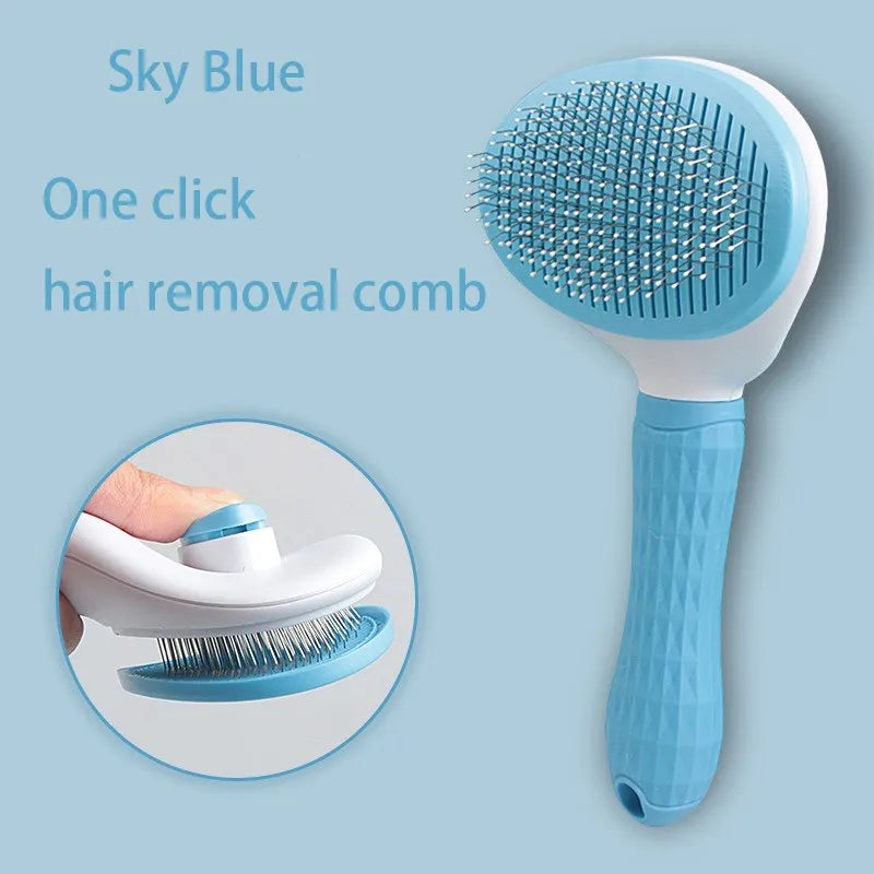 Pet Hair Brush & Comb – Dog & Cat Grooming Tool