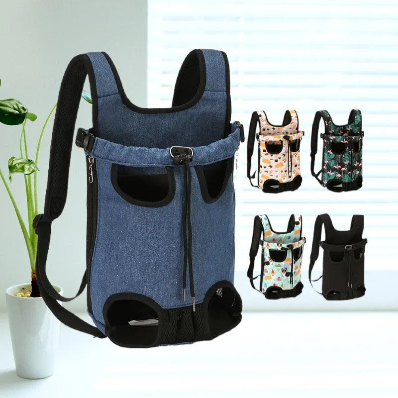 Camouflage Dog Backpack – Breathable Travel Carrier
