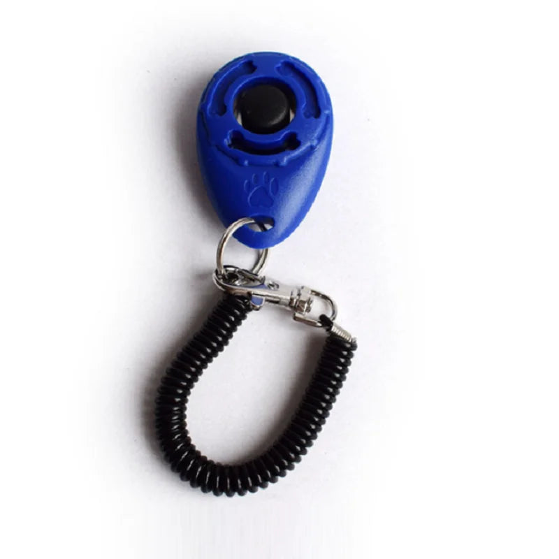 Adjustable Dog & Cat Training Clicker with Wrist Strap