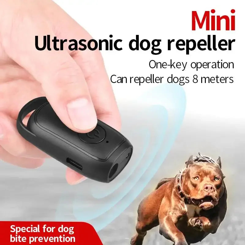 Mini Ultrasonic Dog Repeller with LED