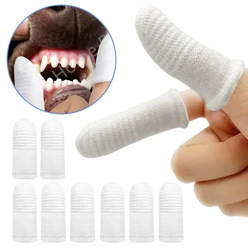 Pet Finger Toothbrush Cots – 2/12pcs
