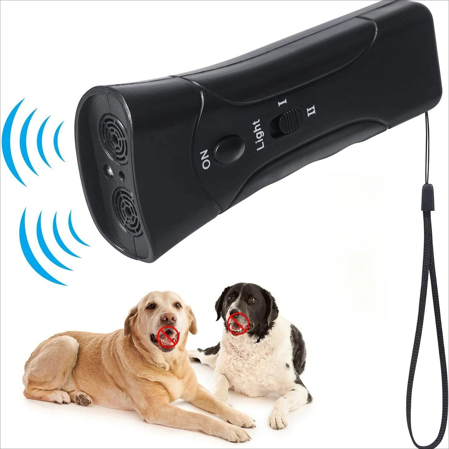 Ultrasonic Dog Bark Stop Trainer with LED