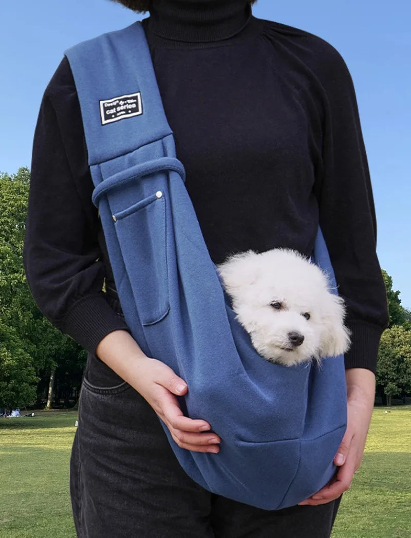 Pet Crossbody Shoulder Bag – Portable Sling Carrier
