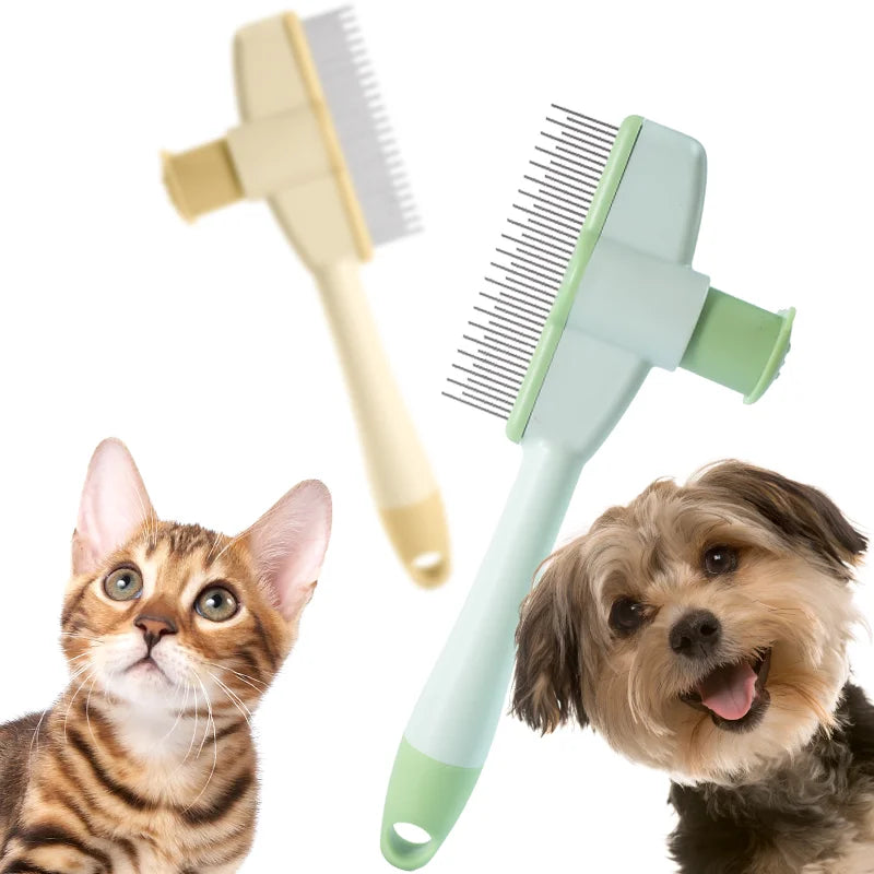Professional Cat Grooming Brush – Open Knot Hair Removal