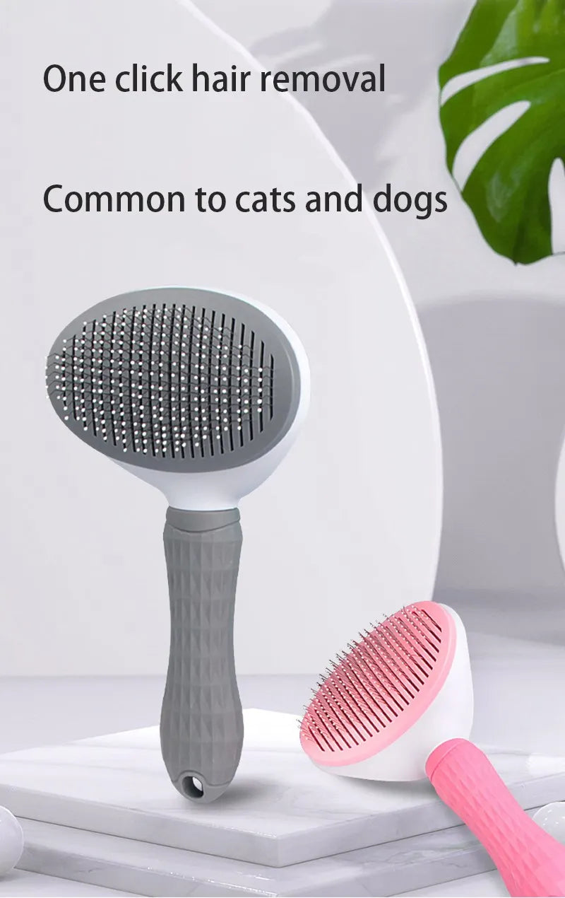 Pet Hair Brush & Comb – Dog & Cat Grooming Tool