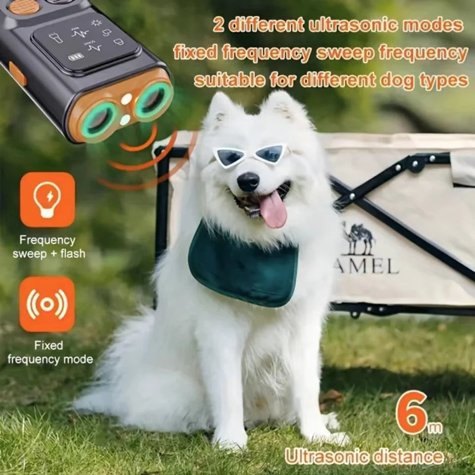 Rechargeable Ultrasonic Dog Bark Stopper with LED