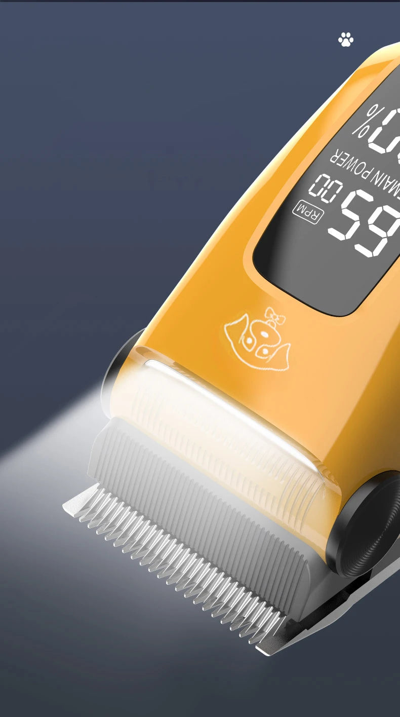 Professional Pet Hair Clipper – Type-C Electric Trimmer