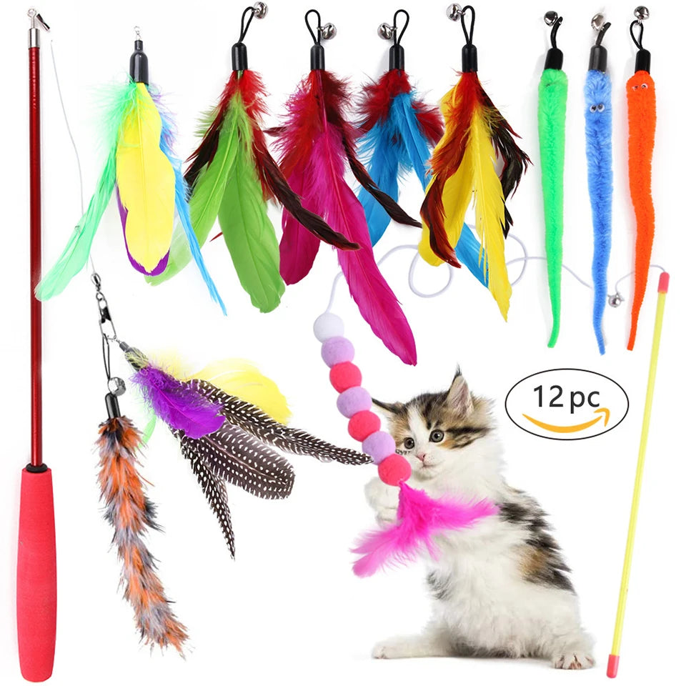 20-Piece Cat Toy Combo Set – Fun Interactive Toys