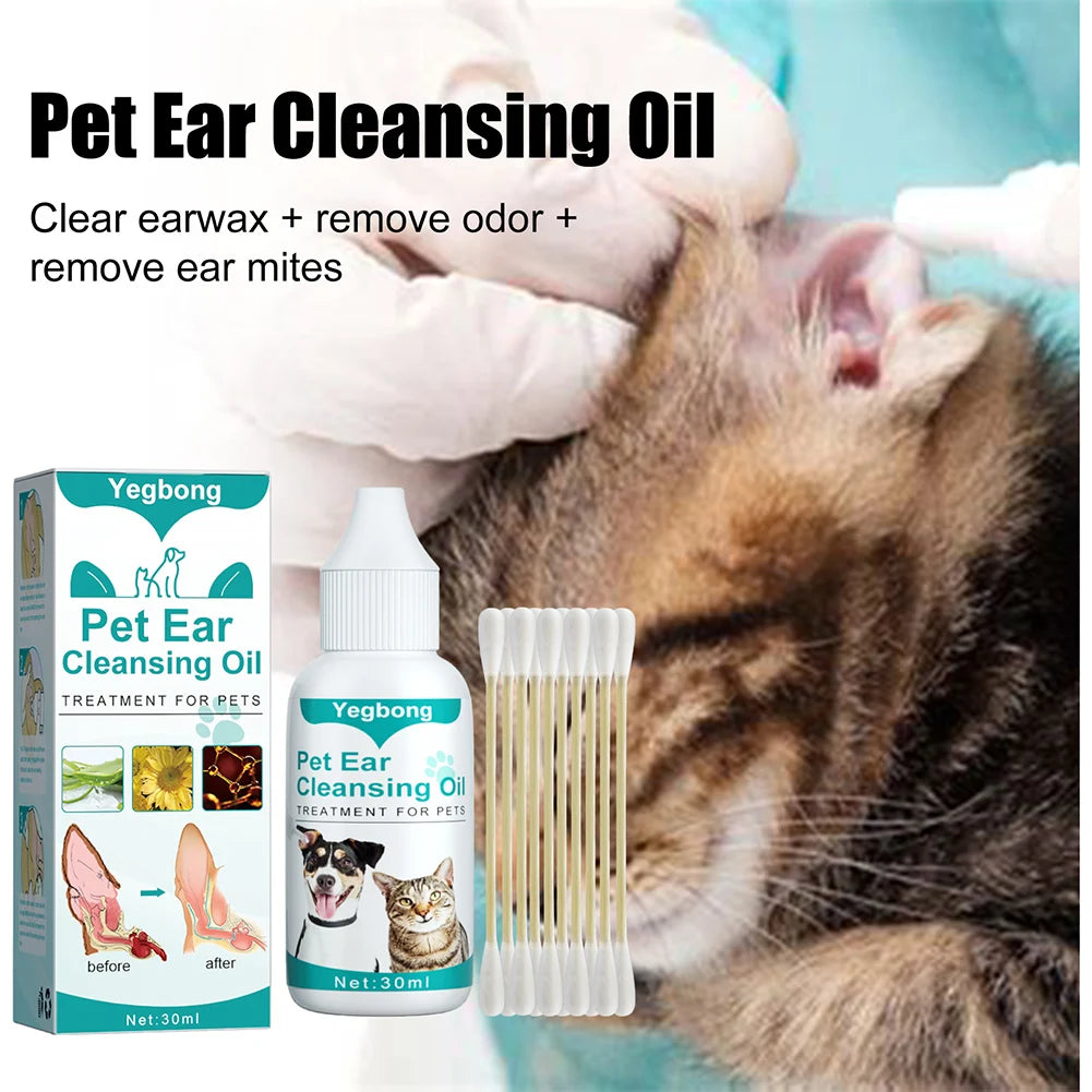 30ml Dog & Cat Ear Cleaning Oil