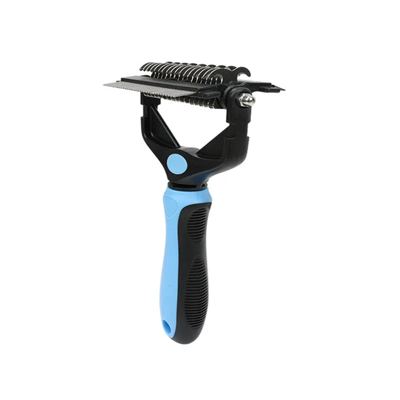 3-in-1 Pet Deshedding Brush – Dog & Cat Grooming Tool