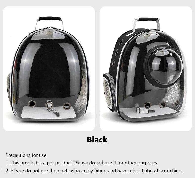 Transparent Space Capsule Pet Backpack – Portable Carrier