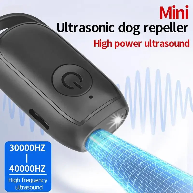 Mini Ultrasonic Dog Repeller with LED