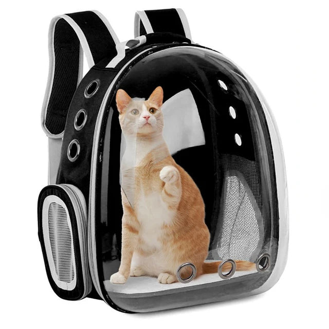 Transparent Space Capsule Pet Backpack – Portable Carrier