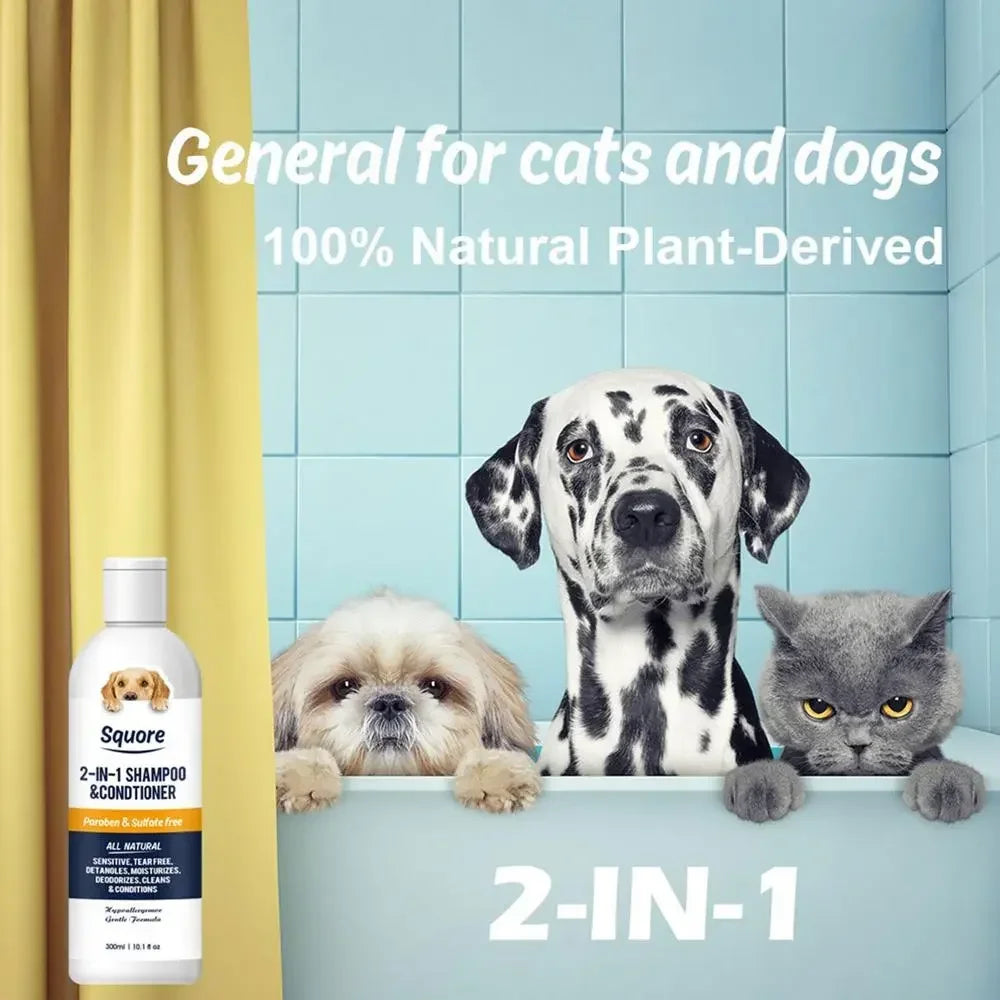 Puppy 2-in-1 Moisturizing Dog Shampoo