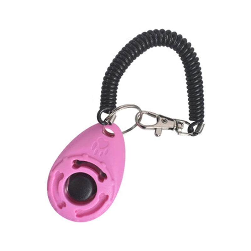 Adjustable Dog & Cat Training Clicker with Wrist Strap