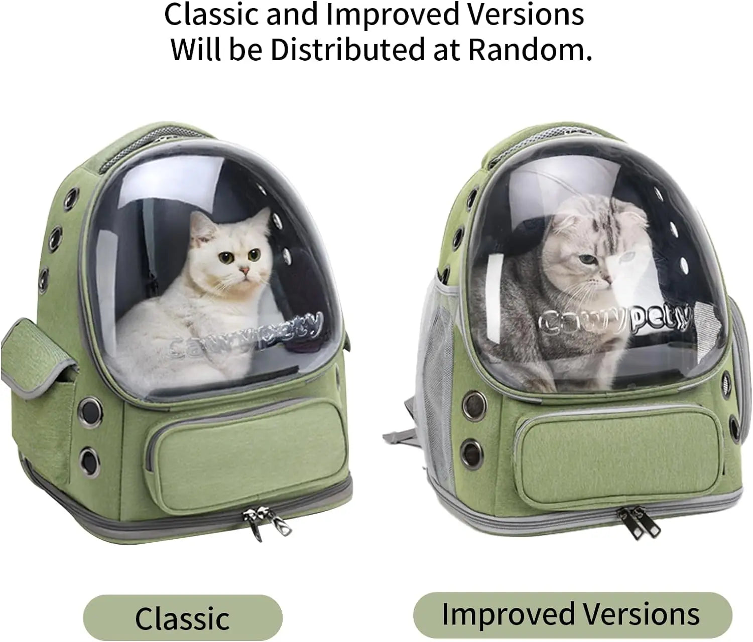 Transparent Folding Pet Carrier Backpack – Portable Travel Bag