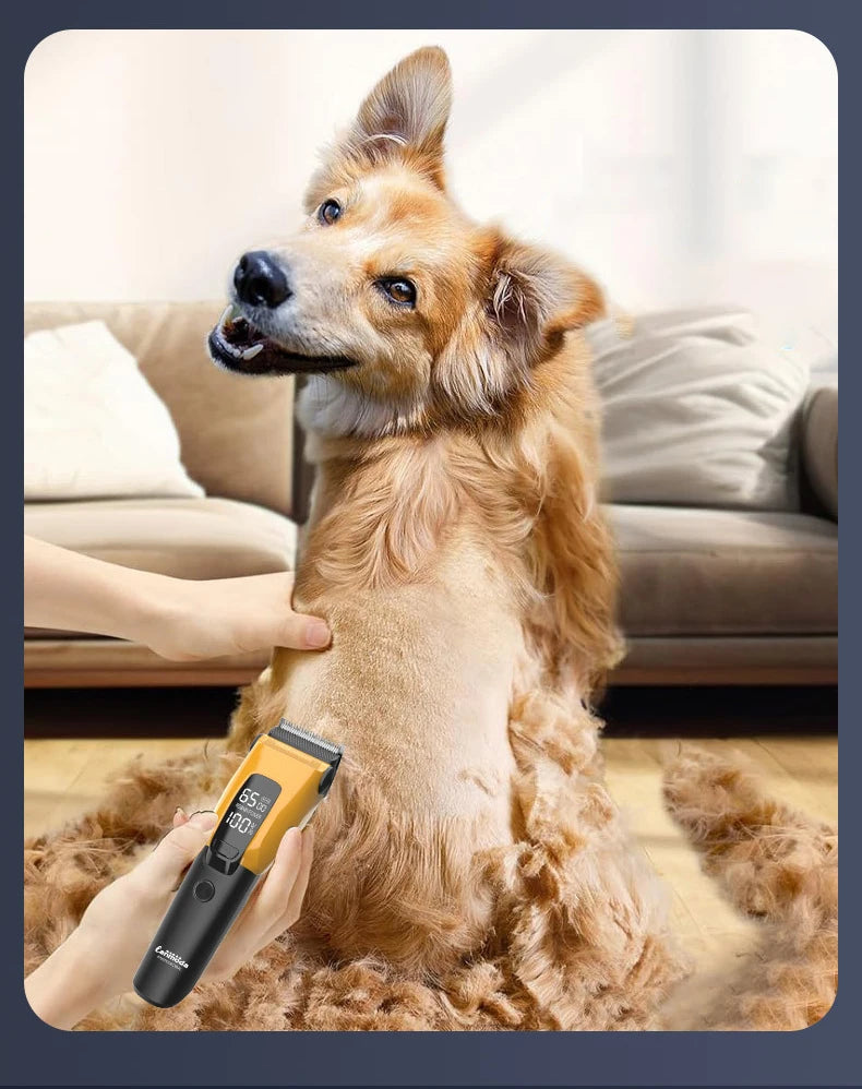 Professional Pet Hair Clipper – Type-C Electric Trimmer