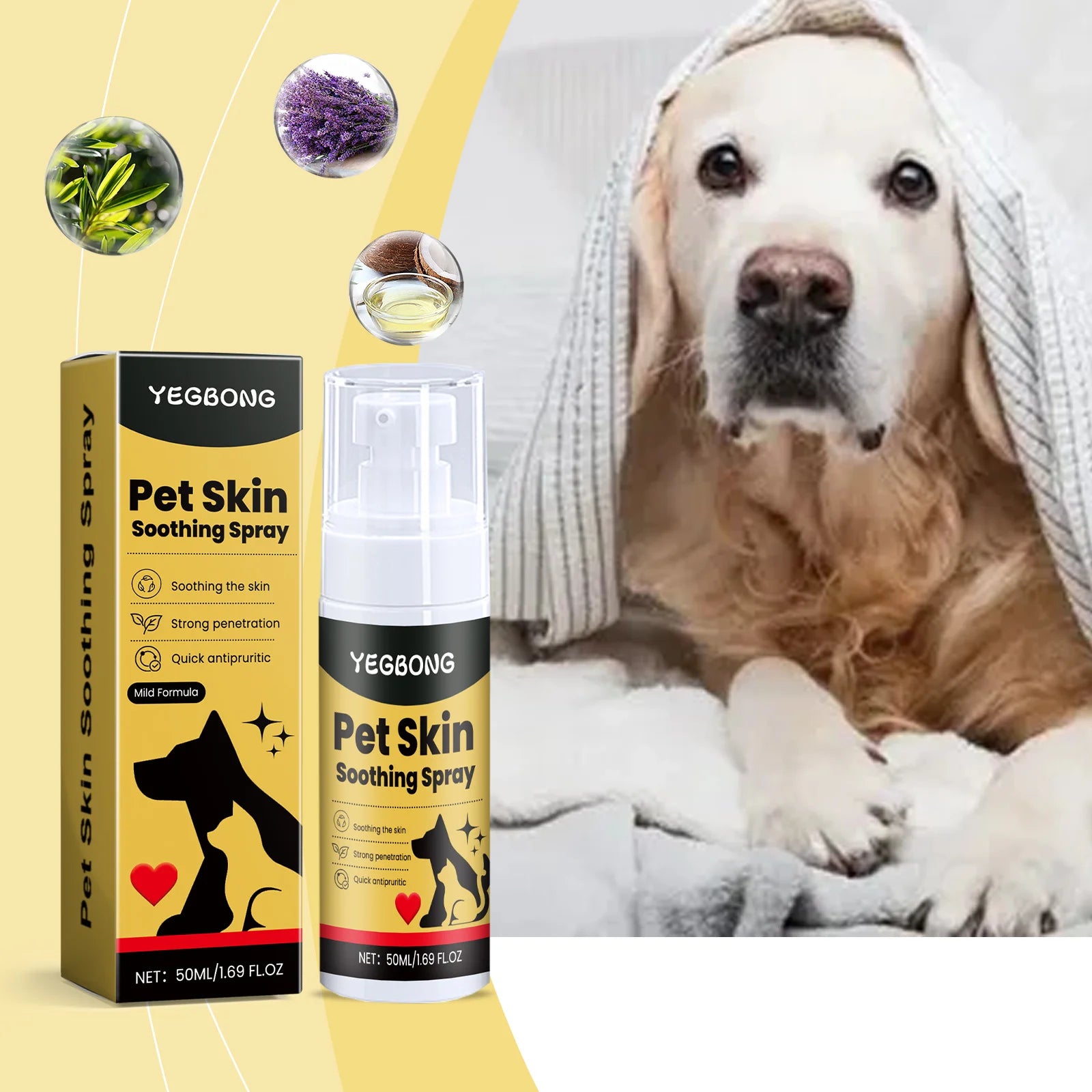 Pet Skin Care & Flea Relief Spray