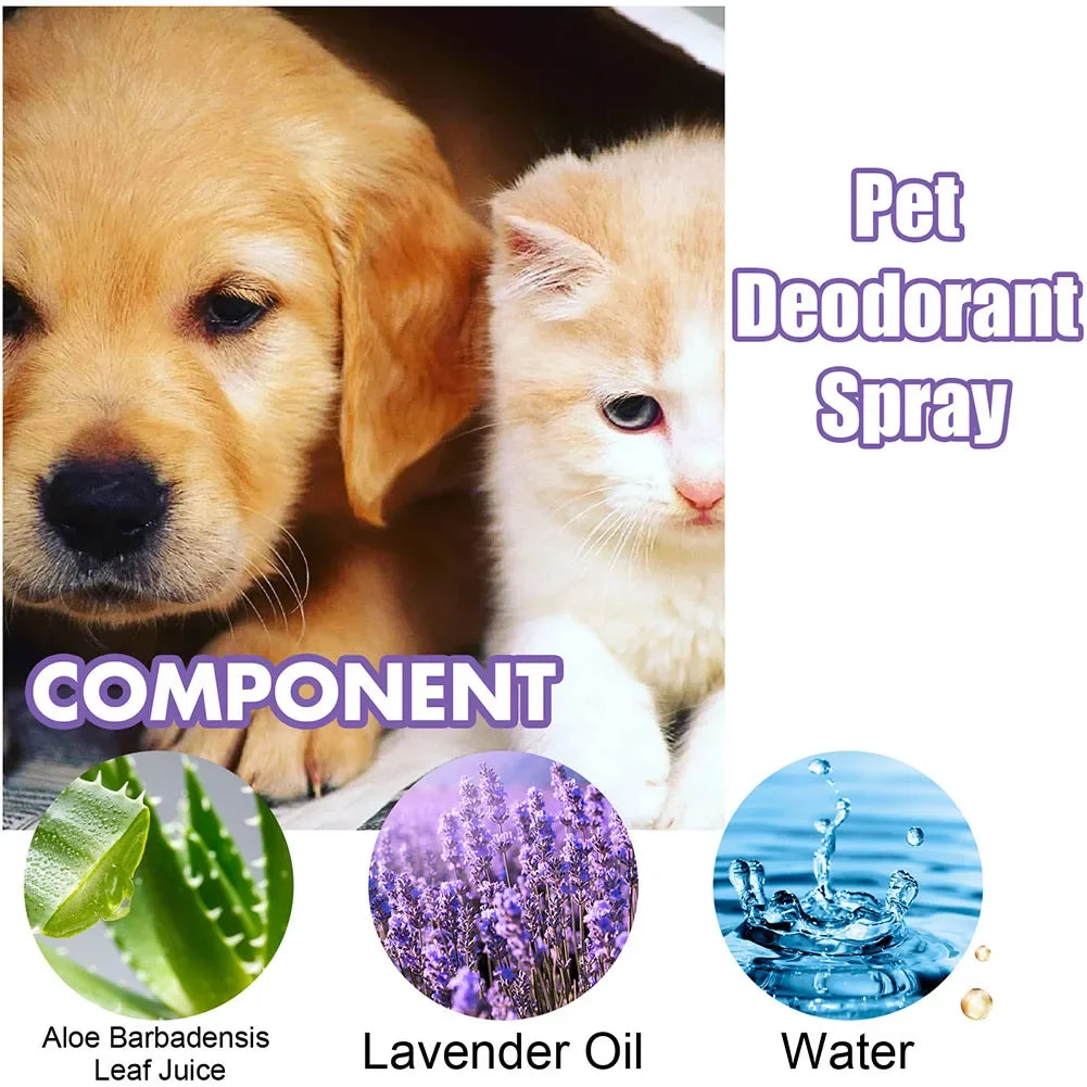 Lavender Dog & Cat Deodorizer Spray