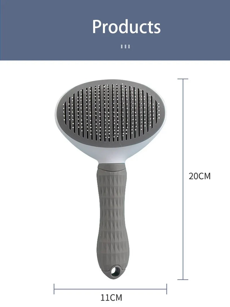 Pet Hair Brush & Comb – Dog & Cat Grooming Tool