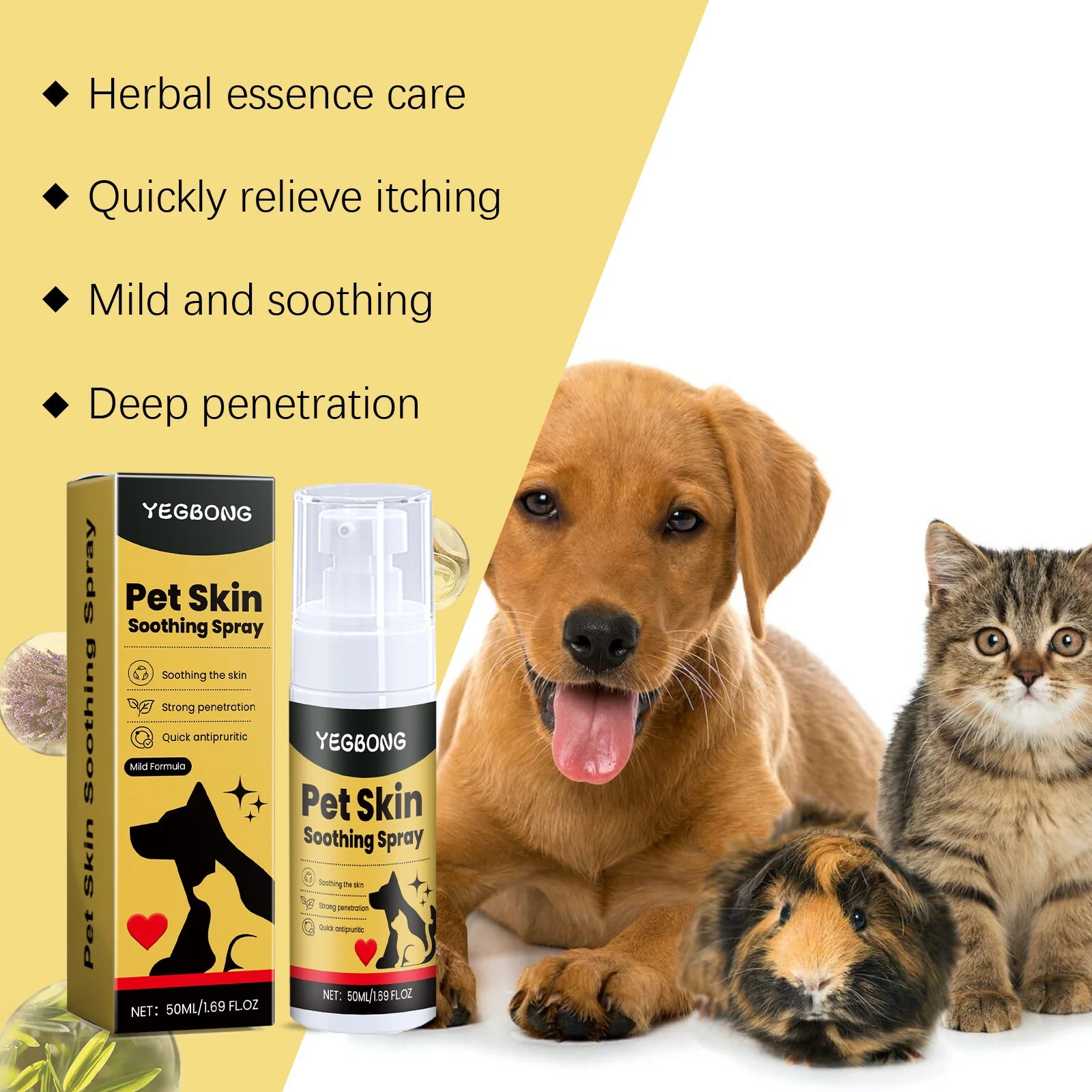 Pet Skin Care & Flea Relief Spray