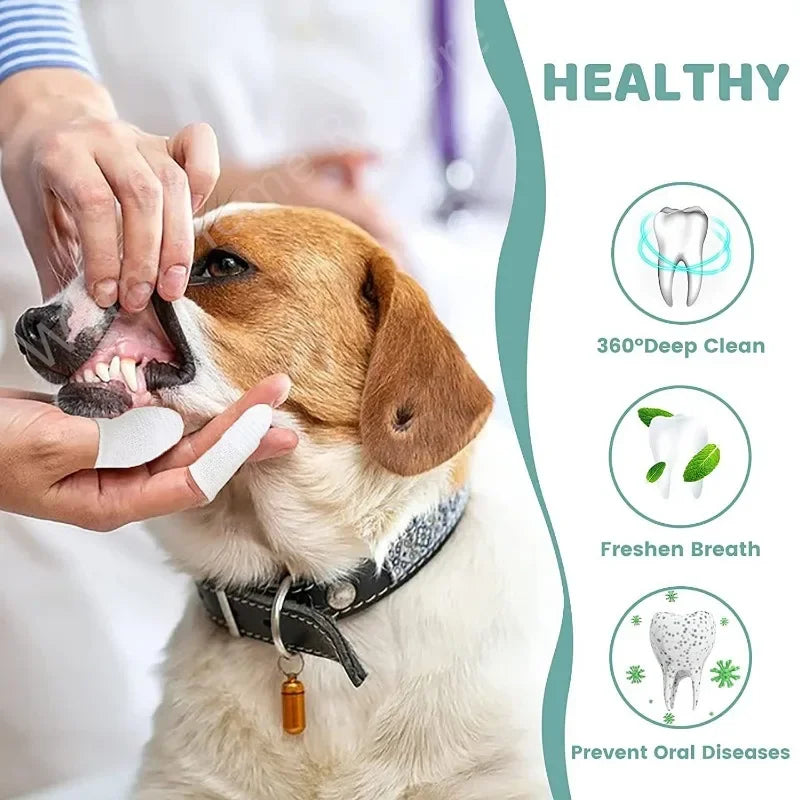 Pet Finger Toothbrush Cots – 2/12pcs