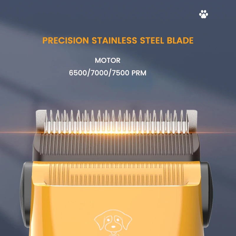 Professional Pet Hair Clipper – Type-C Electric Trimmer