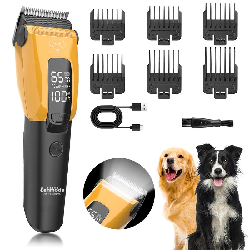 Professional Pet Hair Clipper – Type-C Electric Trimmer