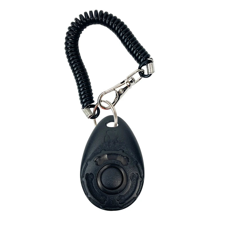 Adjustable Dog & Cat Training Clicker with Wrist Strap