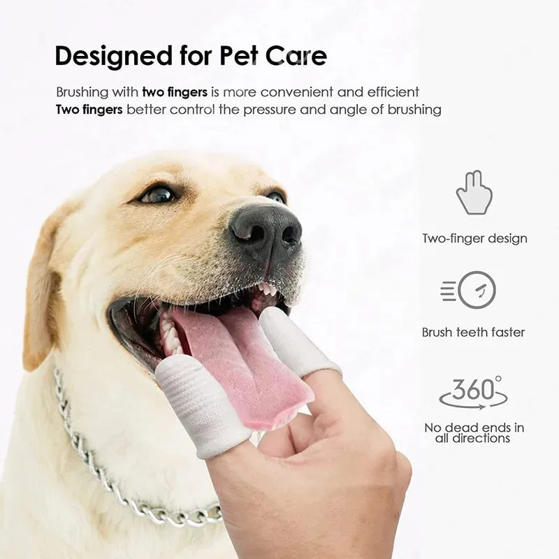 Pet Finger Toothbrush Cots – 2/12pcs