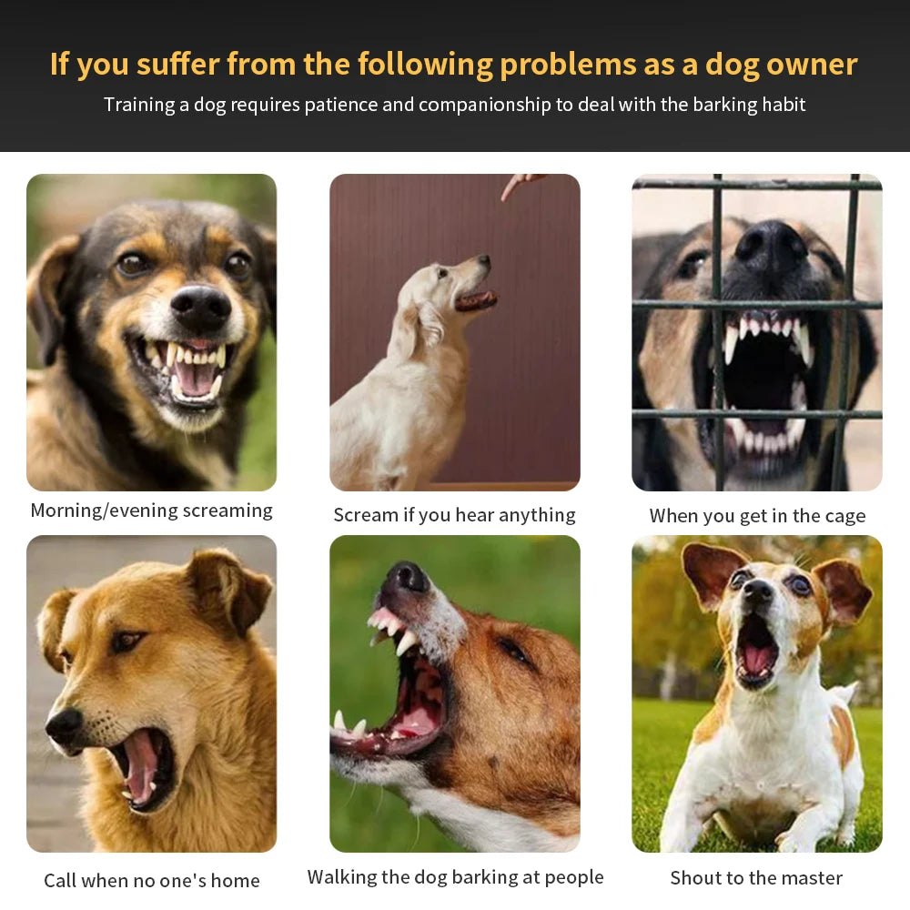 USB Rechargeable Anti-Barking Dog Training Collar