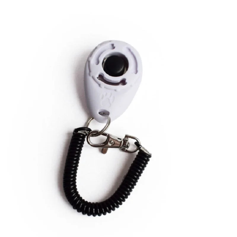 Adjustable Dog & Cat Training Clicker with Wrist Strap
