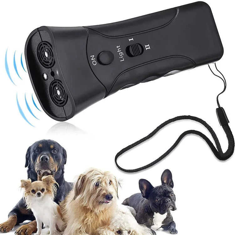 Ultrasonic Dog Bark Stop Trainer with LED