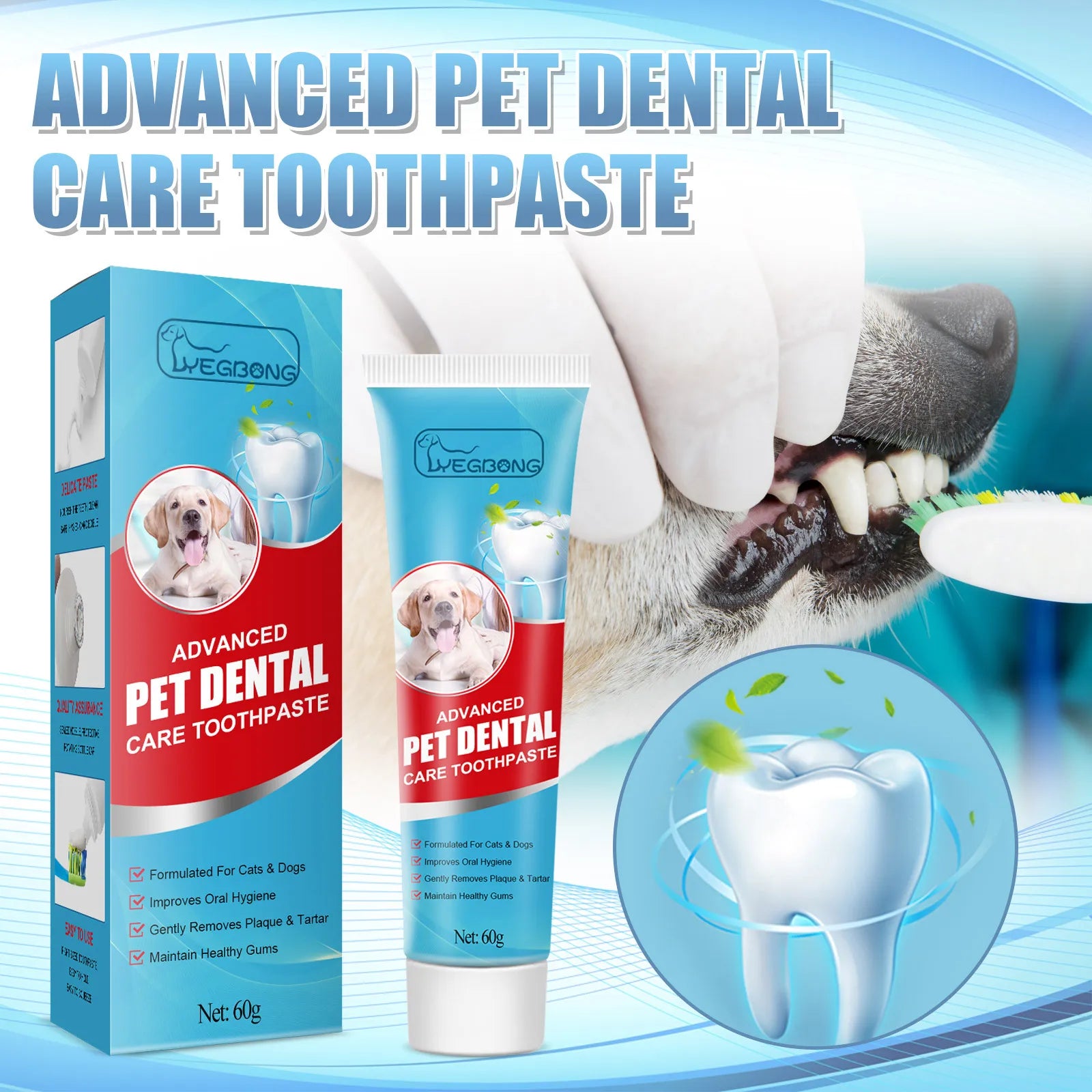Edible Pet Toothpaste – Cats & Dogs