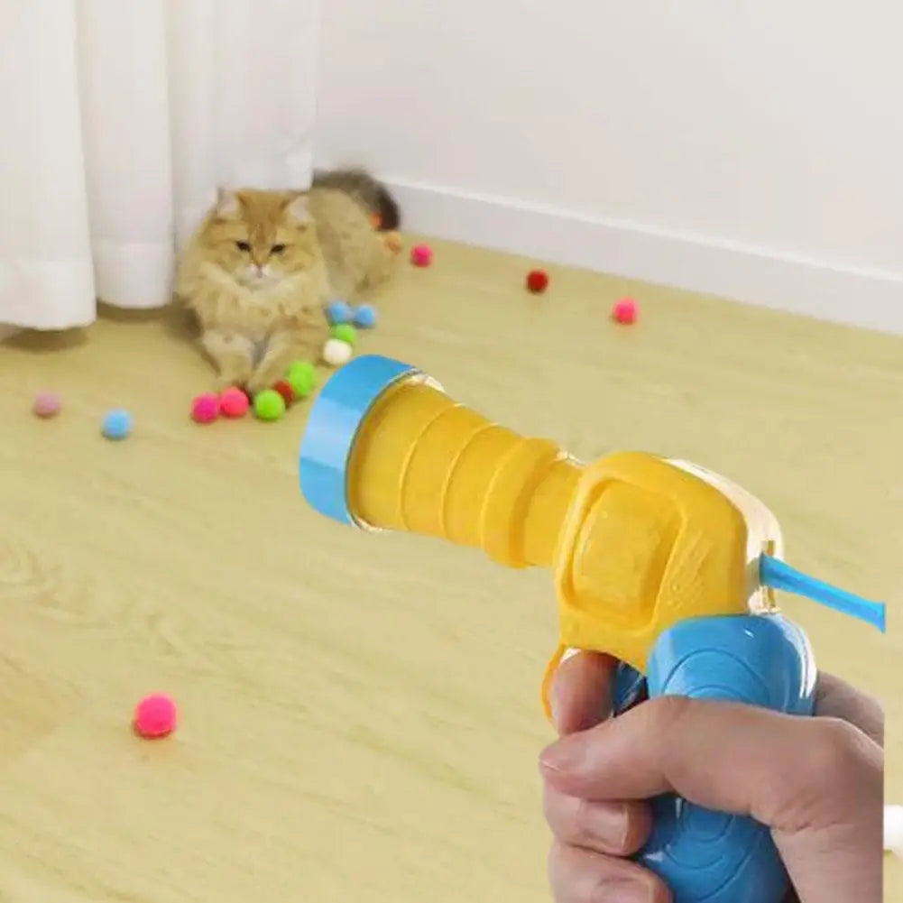 Interactive Cat Toy Ball Launcher