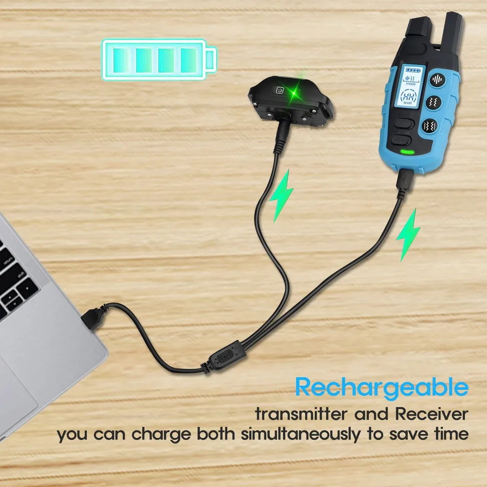 3300Ft No-Shock Dog Training Collar – Remote & Waterproof