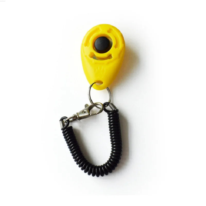 Adjustable Dog & Cat Training Clicker with Wrist Strap